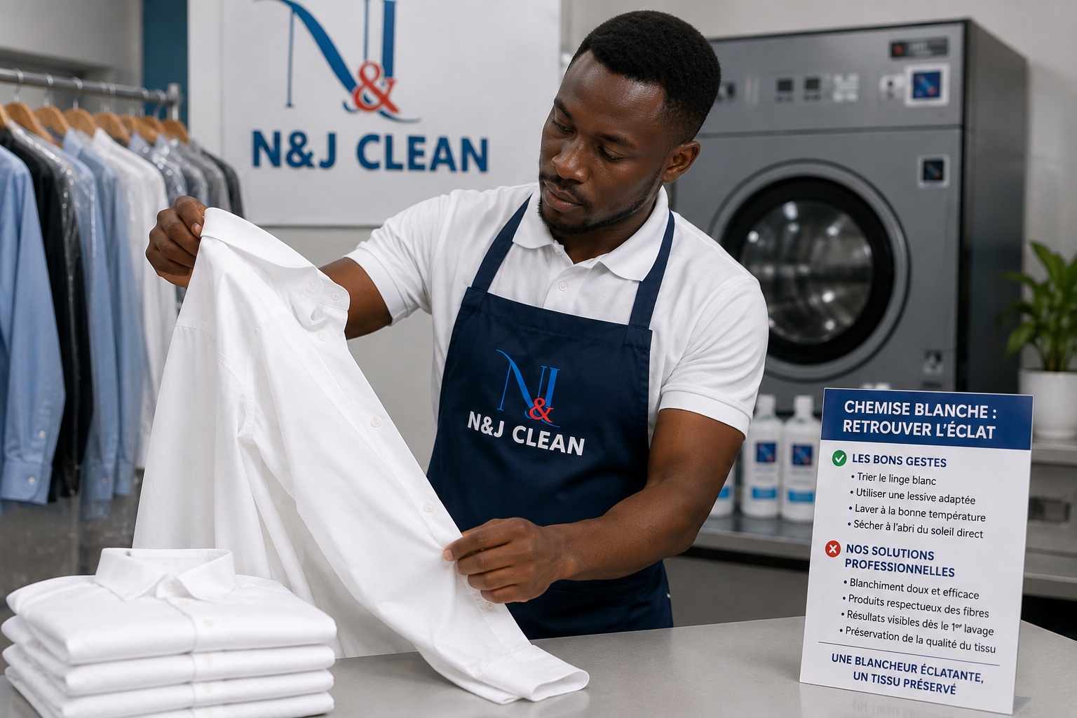 Comment blanchir une chemise blanche ?